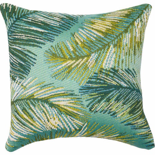 Padre Square Accent Pillow - Aqua