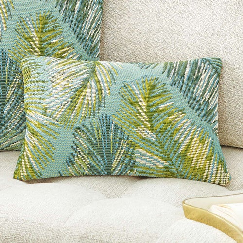 Padre Oblong Accent Pillow - Aqua