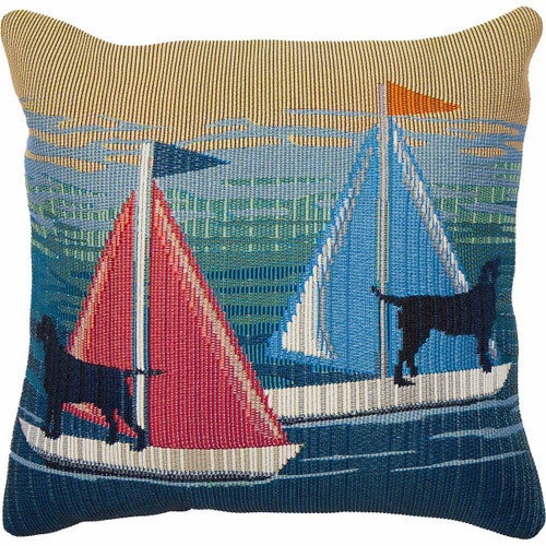 Sailor Dogs Accent Pillow