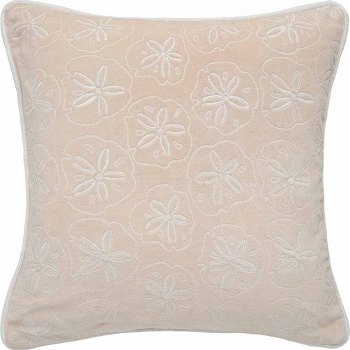 Velvet Sand Dollar Accent Pillow