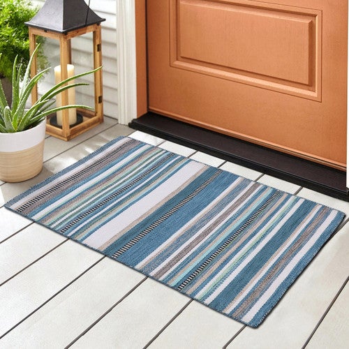 Seaside Serape Indoor/Outdoor Rug - 2 x 3 - OUT OF STOCK UNTIL 04/23/2025