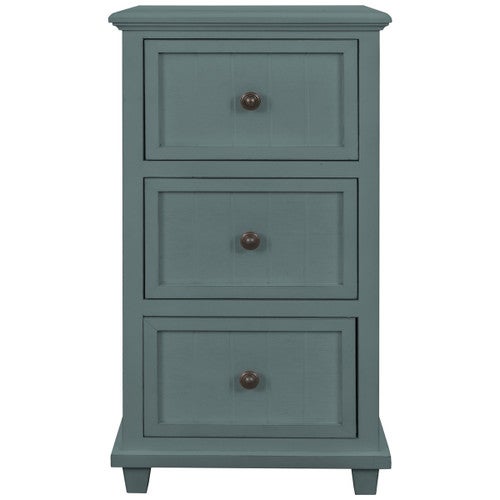Lewiston 3 Drawer Side Table