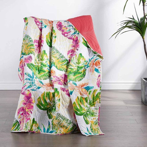 Tropical Flora Throw