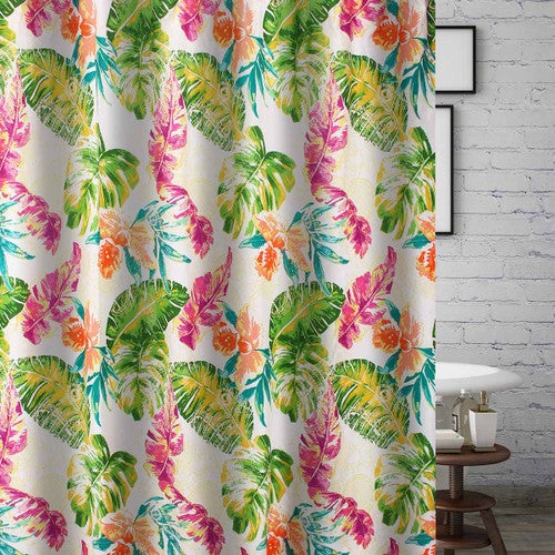 Tropical Flora Shower Curtain