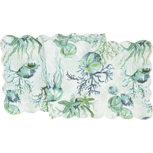 Emerald Waters Table Runner