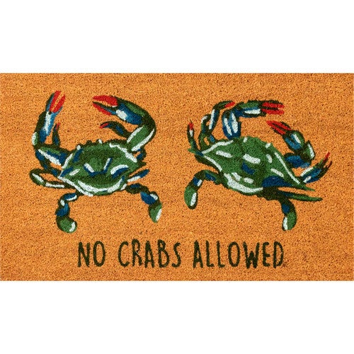No Crabs Outdoor Coir Mats