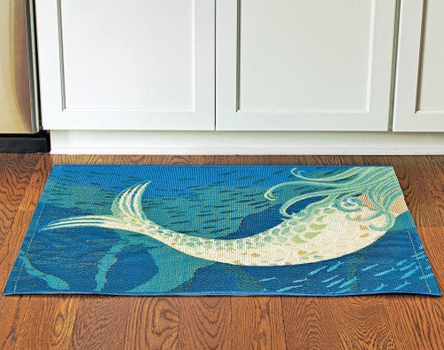 Mermaid Swirl Rug - 2 x 4