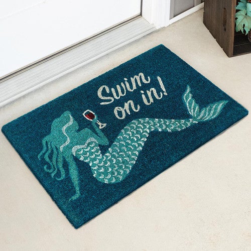 Mermaid Swim Coir Mat - 2 x 3