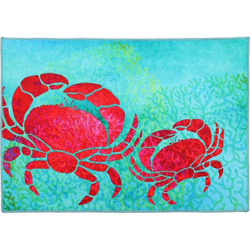 Two Crabs Accent Rug