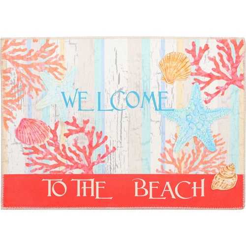 To the Beach Accent Rug