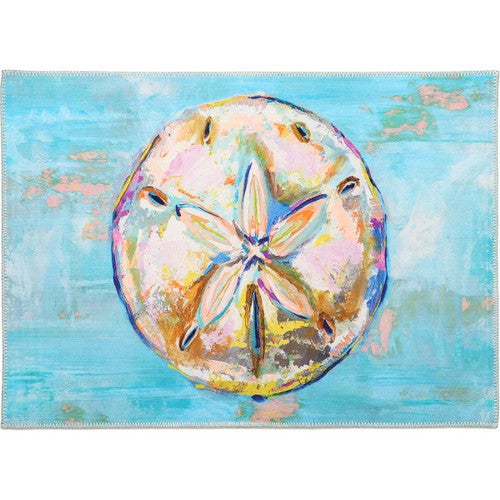 Pastel Sand Dollar Accent Rug