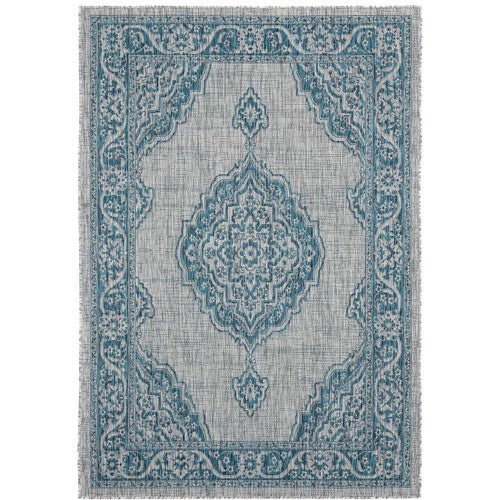 Norfolk Aqua Rug - 5 x 8