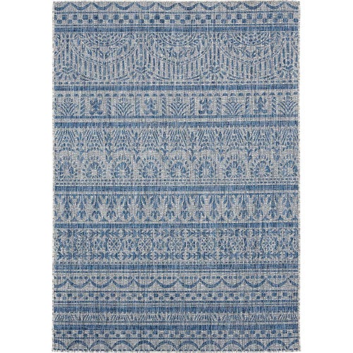 Charleston Blue Rug - 5 x 8