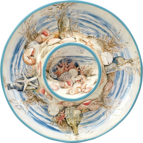 Seaside Gathering Chip & Dip Server