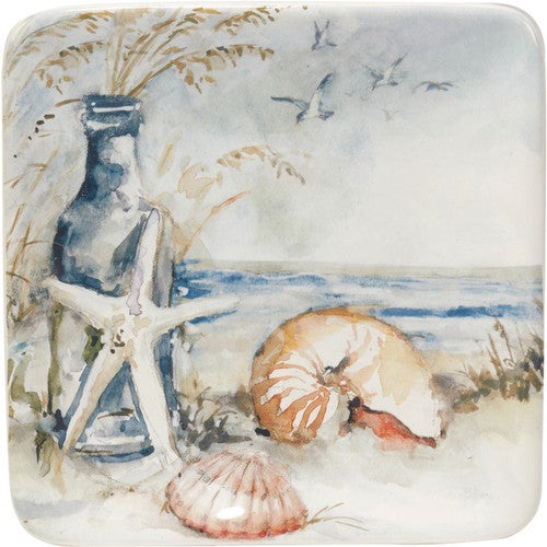 Seaside Gathering Canape Plates - Set of 4