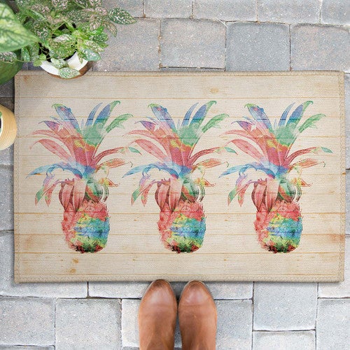 Festiva Pineapples Outdoor Doormat