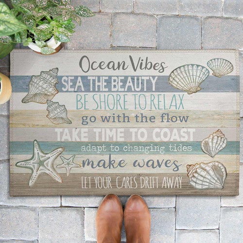 Ocean Vibes Outdoor Rug - 2 x 3