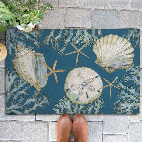 Shells Ahoy Outdoor Rug - 2 x 3