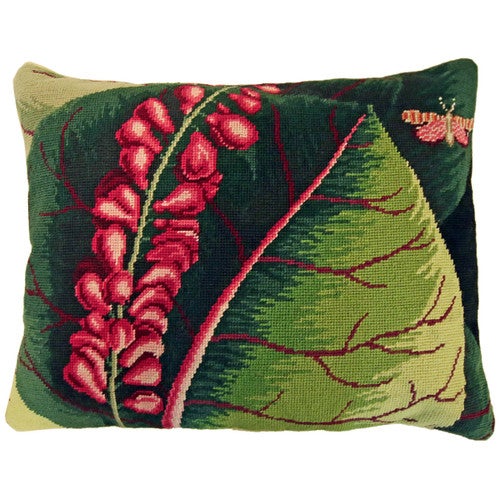 Mangrove Bloom Needlepoint Pillow