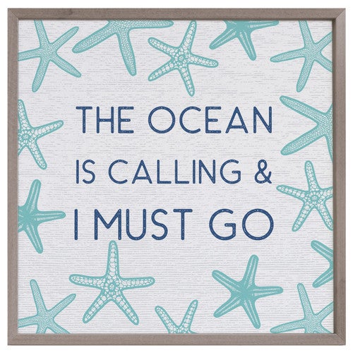 The Ocean is Calling Wall Art