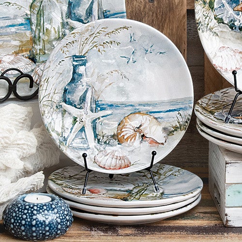 Seaside Gathering Salad Plates - Set of 4