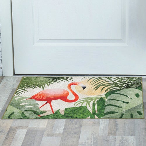 Island Flamingo Accent Rug