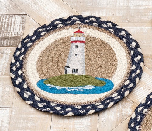 Seven Seas Lighthouse Braided Trivet