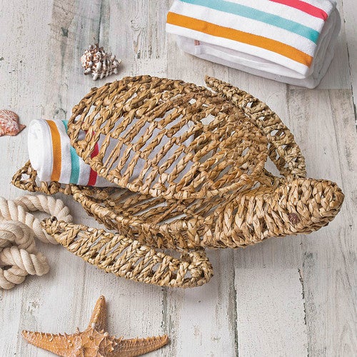 Turtle Weave Wicker Basket - CLEARANCE