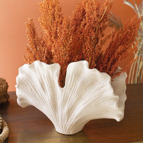 White Coral Sculpture Vase - OUT OF STOCK UNTIL 06/17/2025