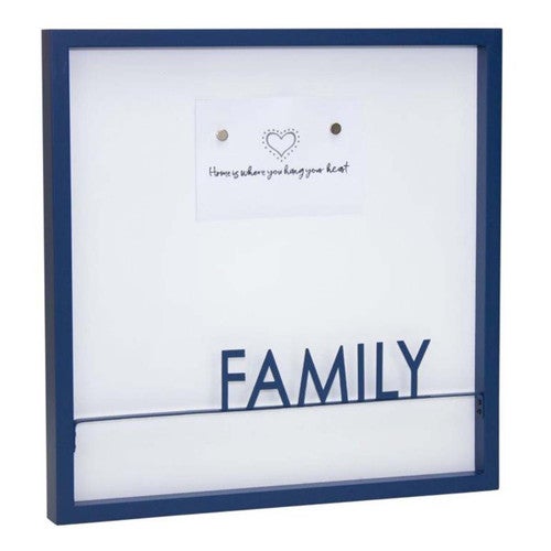 Blue Home Memo Board
