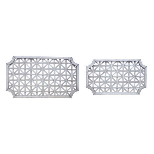 Rectangular Weave Wall Art - Set of 2