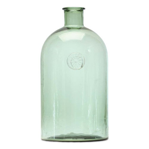 Green Sand Dollar Bottle Vase - Large