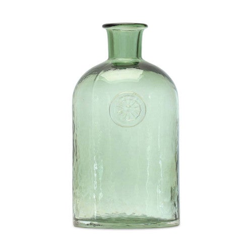 Green Sand Dollar Bottle Vase - Small