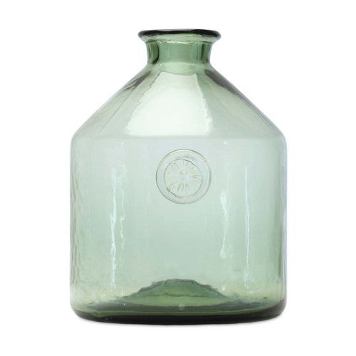 Green Sand Dollar Funnel Vase - Large