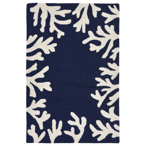 Barrier Reef Navy Indoor/Outdoor Rug - 20 x 30 - OUT OF STOCK UNTIL 05/21/2025