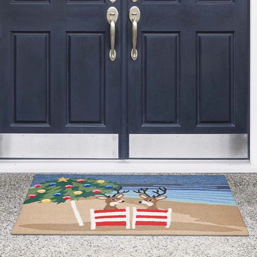 Reindeer Coastal Retreat Indoor/Outdoor Rug - 20 x 30