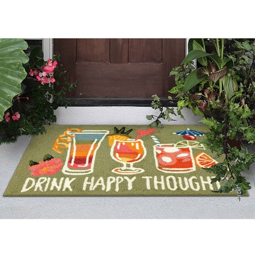 Delightful Drinks Indoor/Outdoor Rug - 3 x 4