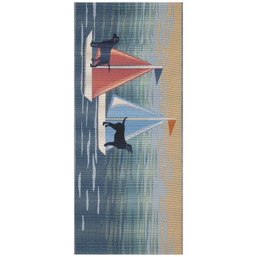 Dogs Ocean Adventure Indoor/Outdoor Rug - 2 x 5