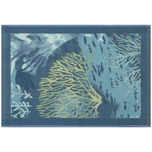 Coral Reef Indoor/Outdoor Rug - 3 x 4 - OUT OF STOCK