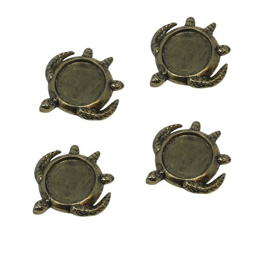 Sea Turtle Cast Coasters - Set of 4
