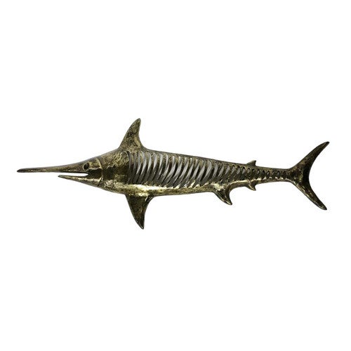 Golden Marlin Wall Art