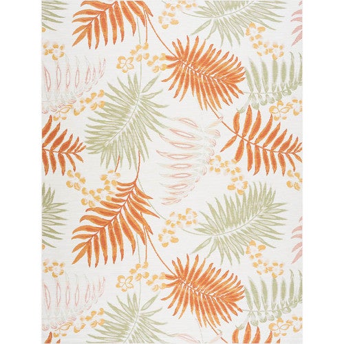 Palm Island Sunset Orange Indoor/Outdoor Rug - 8 x 10