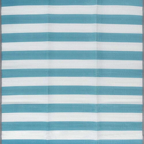 Beach Day Stripes Indoor/Outdoor Utility Mat - 6 x 9