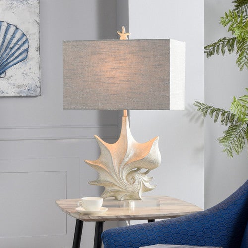 Swirling Seashell Table Lamp