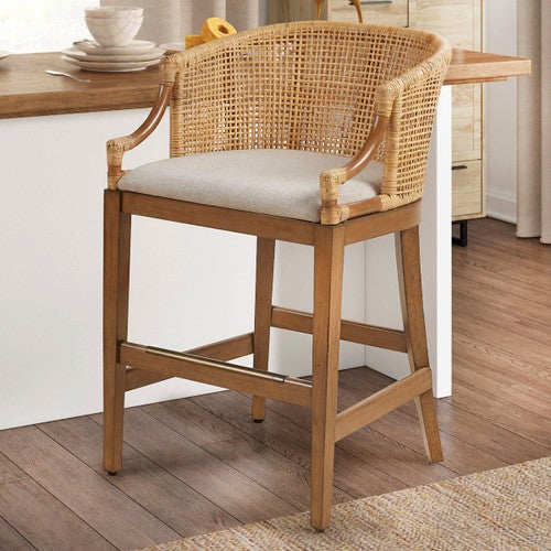 Sea Breeze Rattan Counter Stool