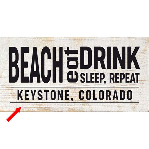 Beach Escape Personalized Wall Art