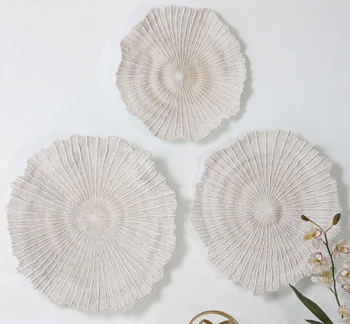 Oceans Coral Wall Art - Set of 3