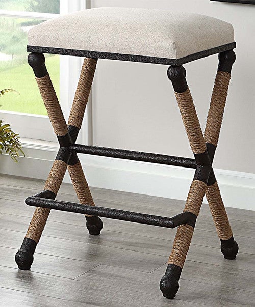 Fishermans Cove Counter Stool - Oatmeal