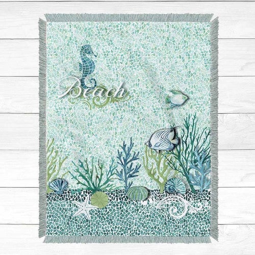 Reef Mosaic Throw - Large