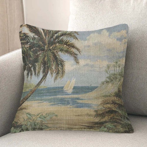 Tropical Palms Pillow
